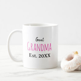 Nieuwe Grote Oma Baby Geboortestatistieken Koffiemok