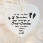 Nieuwe Grote Oma Custom Gift Keepsake Kerstmis Keramisch Ornament
