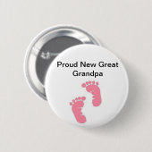 Nieuwe grote opa ronde button 5,7 cm (Voorkant /achterkant)