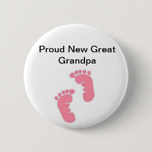 Nieuwe grote opa ronde button 5,7 cm