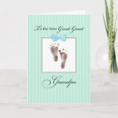 Nieuwe Grote Opa van Grote Grootzoon Kaart (Voorkant)