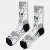 Nieuwe Guy Crew Socks Sokken (Links)