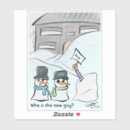 Nieuwe Guy Custom Cut Medium Stickers