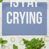 Nieuwe gym — zweet is vetdroging — grappige uitstr theedoek (Gevouwen)