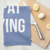 Nieuwe gym — zweet is vetdroging — grappige uitstr theedoek (Quarter Fold)