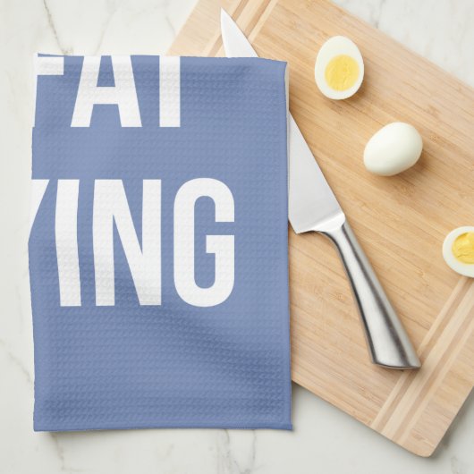 Nieuwe gym — zweet is vetdroging — grappige uitstr theedoek (Quarter Fold)