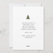 NIEUWE HALLEN BESLUITEN | Vrachtwagen voor kerst Feestdagenkaart (Achterkant)