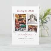 Nieuwe hallen inrichten Wij zijn verhuisd Kerst ve Aankondiging (Staand voorkant)