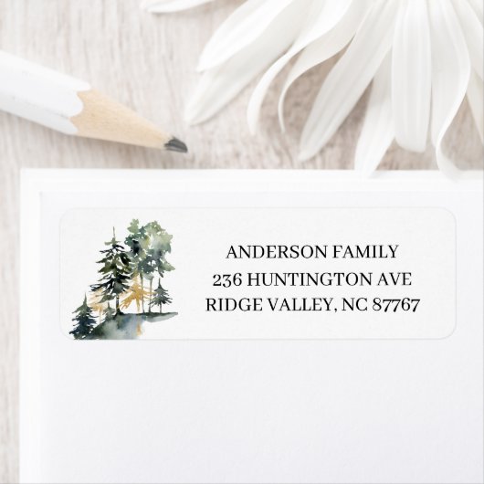 Nieuwe halte van het Bossen bergen Nieuw Adres Eti Etiket (Insitu)