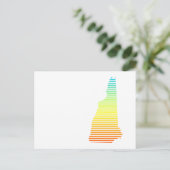 nieuwe hampshire chill fade briefkaart (Staand voorkant)