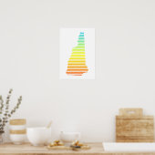 nieuwe hampshire chill fade poster (Keuken)