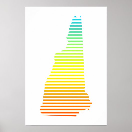 nieuwe hampshire chill fade poster (Voorkant)
