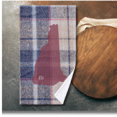 Nieuwe Hampshire geruite persoonlijke handdoek