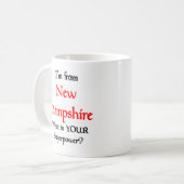 nieuwe hampshire koffiemok (Voorkant links)