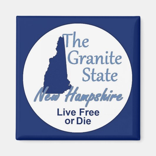 NIEUWE HAMPSHIRE MAGNEET (Voorkant)