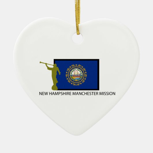 NIEUWE HAMPSHIRE MANCHESTER MISSIE LDS CTR KERAMISCH ORNAMENT (Voorkant)