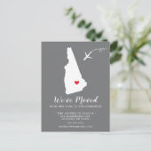 NIEUWE HAMPSHIRE-postkaart van de staat die de aan Briefkaart (Staand voorkant)