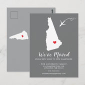 NIEUWE HAMPSHIRE-postkaart van de staat die de aan Briefkaart (Voorkant / Achterkant)