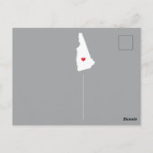 NIEUWE HAMPSHIRE-postkaart van de staat die de aan Briefkaart (Achterkant)