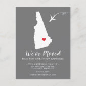 NIEUWE HAMPSHIRE-postkaart van de staat die de aan Briefkaart (Voorkant)