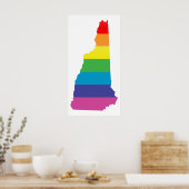 nieuwe hampshire pride . poster (Keuken)