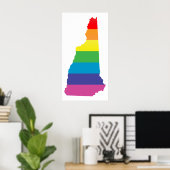 nieuwe hampshire pride . poster (Thuiskantoor)