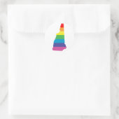 nieuwe hampshire pride . ronde sticker (Tas)