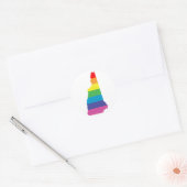 nieuwe hampshire pride . ronde sticker (Envelop)