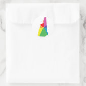 nieuwe hampshire pride . ronde sticker (Tas)