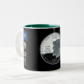 NIEUWE HAMPSHIRE TWEEKLEURIGE KOFFIEMOK (Voorkant links)