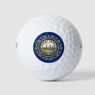 NIEUWE HAMPSHIRE-VLAG GOLFBALLEN