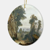 Nieuwe harmonie op het wasgoed, bord 2 van Volume  Keramisch Ornament (Links)