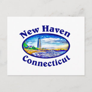 Nieuwe Haven, Connecticut Briefkaart