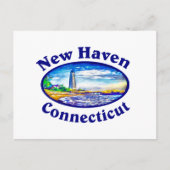 Nieuwe Haven, Connecticut Briefkaart (Voorkant)