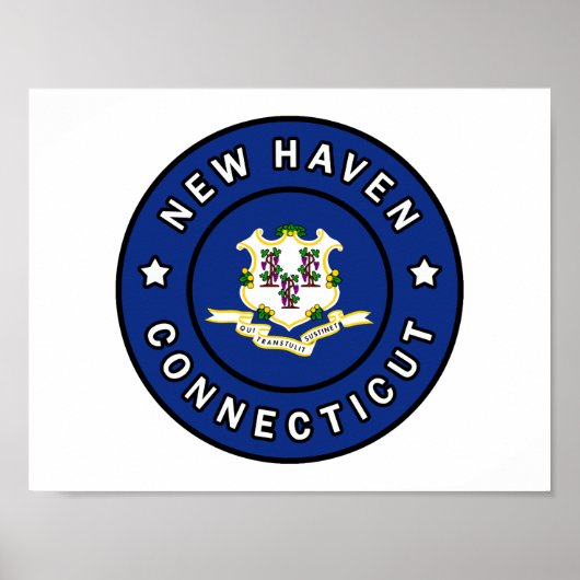 Nieuwe Haven Connecticut Poster (Voorkant)