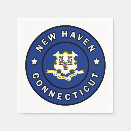 Nieuwe Haven Connecticut Servet (Voorkant)