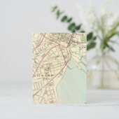 Nieuwe Haven Map Briefkaart (Staand voorkant)