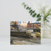 nieuwe haven spoorweg dl-109 briefkaart (Staand voorkant)