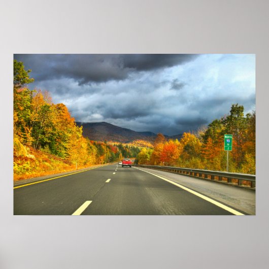 nieuwe herfst van hampshire bladernajaar engeland poster (Voorkant)