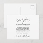 Nieuwe het Omzettingsverandering van het Plan van Aankondigingskaart (Voorkant / Achterkant)