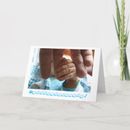 Nieuwe het wenskaartgiften van babyGelukwensen Kaart