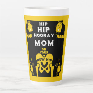 Nieuwe heupprothese wordt beter latte mok