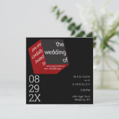 Nieuwe High Tech Kubus Episch Zwart Geometrisch  Kaart (Staand voorkant)