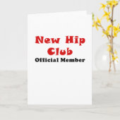 Nieuwe Hip Club officieel lid Kaart (Gele Bloem)