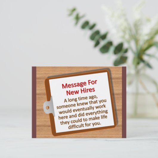 Nieuwe Hires  Briefkaart (Staand voorkant)