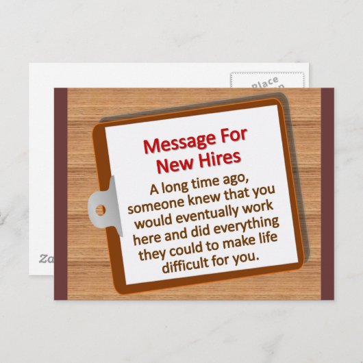 Nieuwe Hires Briefkaart (Voorkant / Achterkant)