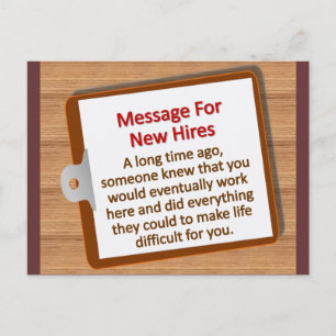 Nieuwe Hires  Briefkaart