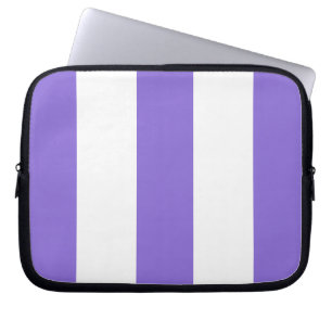 Nieuwe Hoesje voor lavender en White Stripe laptop Laptop Sleeve