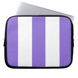 Nieuwe Hoesje voor lavender en White Stripe laptop Laptop Sleeve