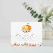 NIEUWE HOLKANTIETHUIS, Thanksgiving bewegend Brief Briefkaart (Staand voorkant)